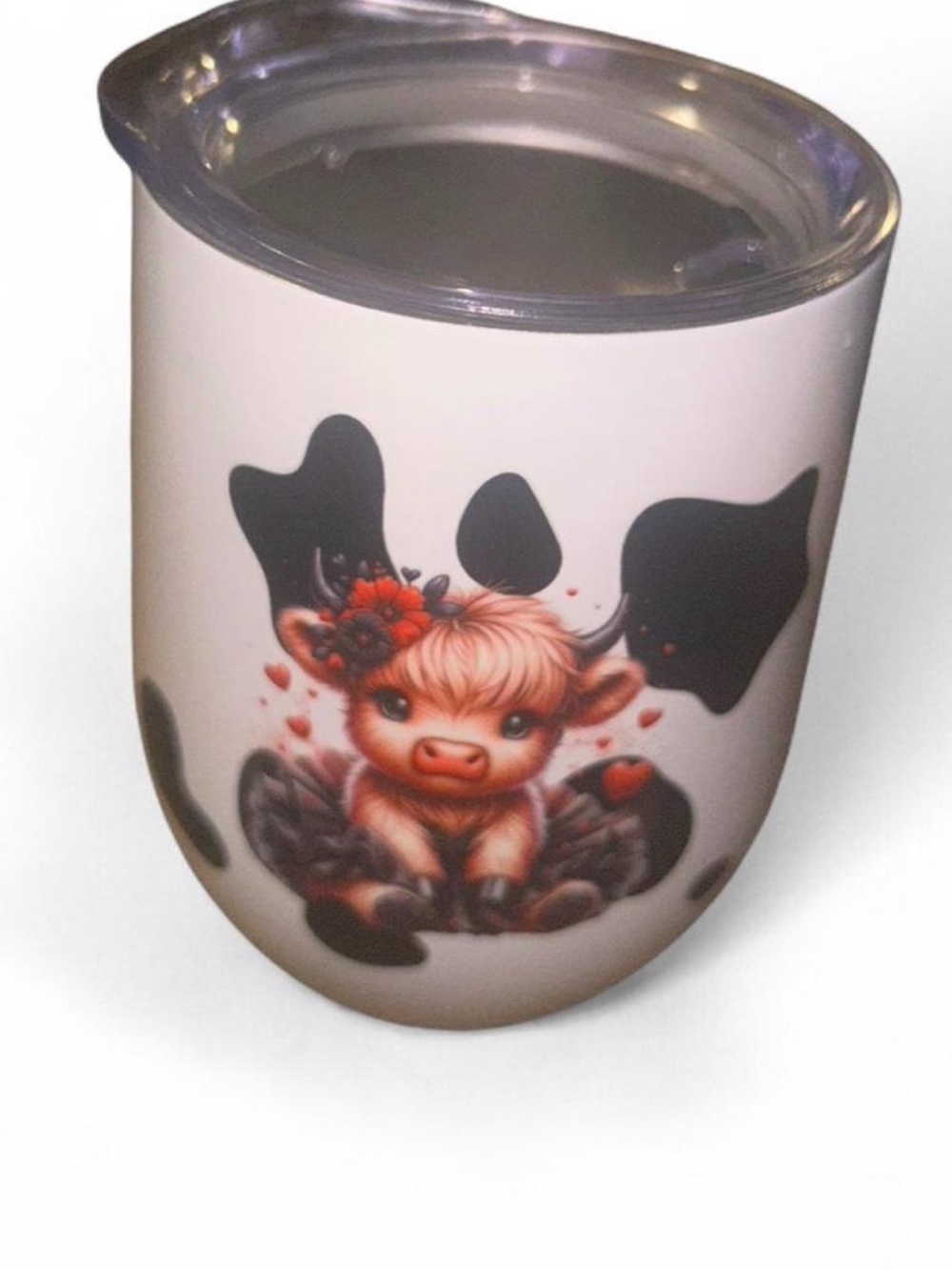 Celebrate It White Round Tumbler - Simple Solid White Design